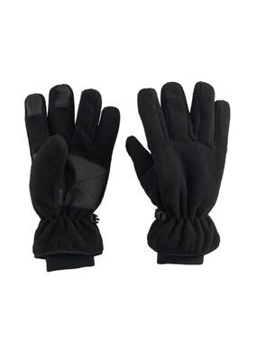 Men's Tek Gear Black Warm Tek Touchscreen Micro Fleece Gloves S/M